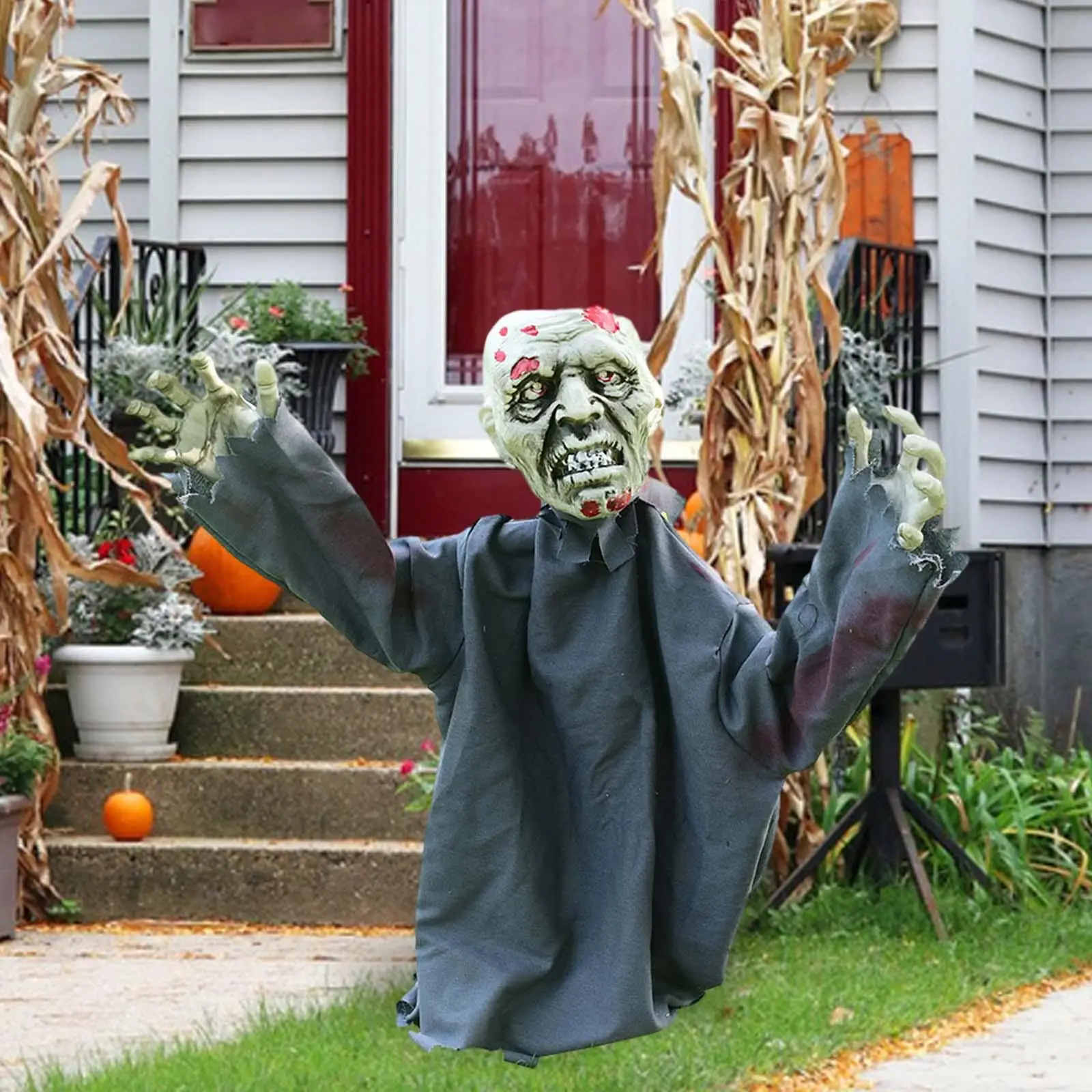 Spooky zombija Travnjak, Privatne, vrt, Tema party u Horor stilu, Kuća Duhova, Vrt, dvorište, Halloween, Ulične ukras, Ulica dekor