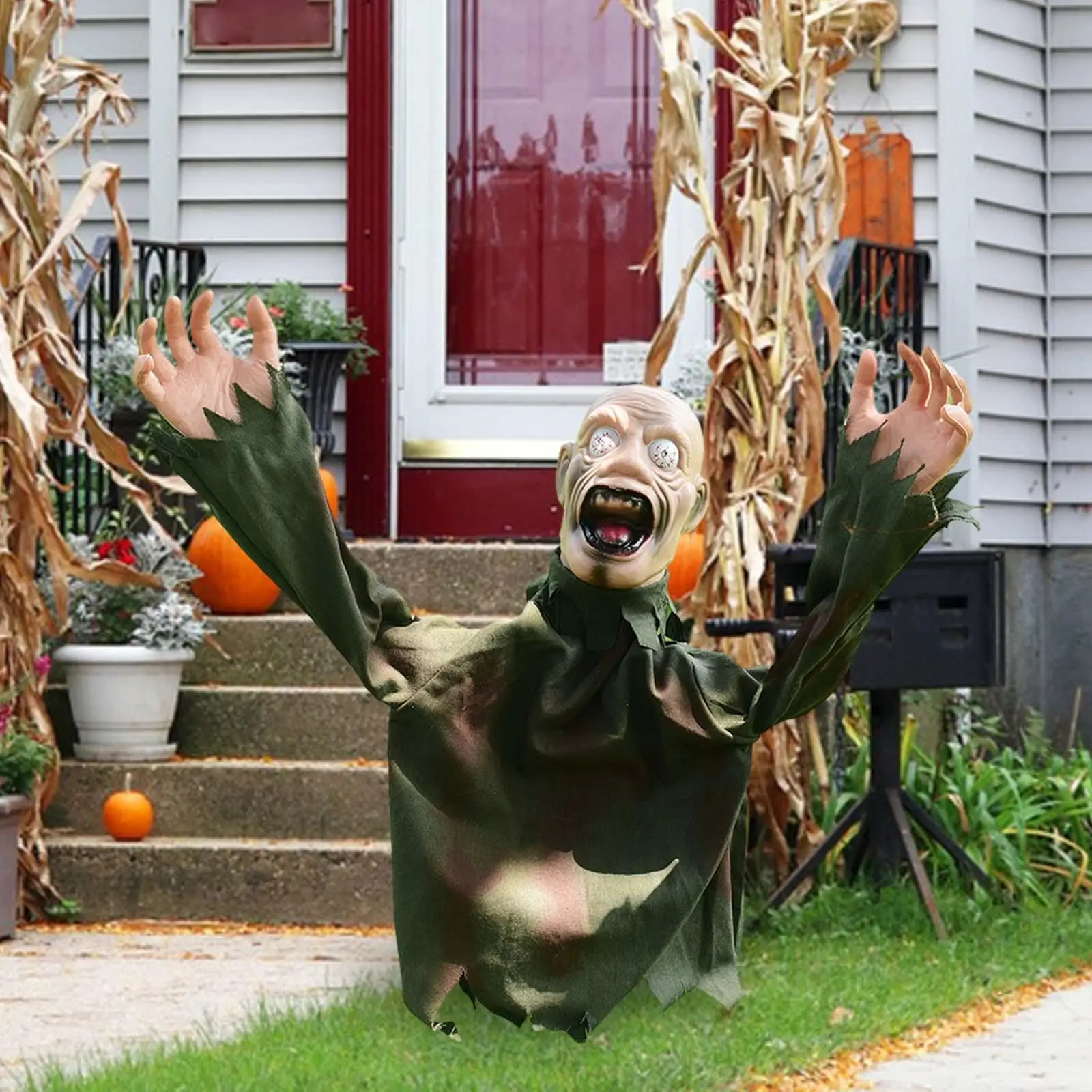 Spooky zombija Travnjak, Privatne, vrt, Tema party u Horor stilu, Kuća Duhova, Vrt, dvorište, Halloween, Ulične ukras, Ulica dekor