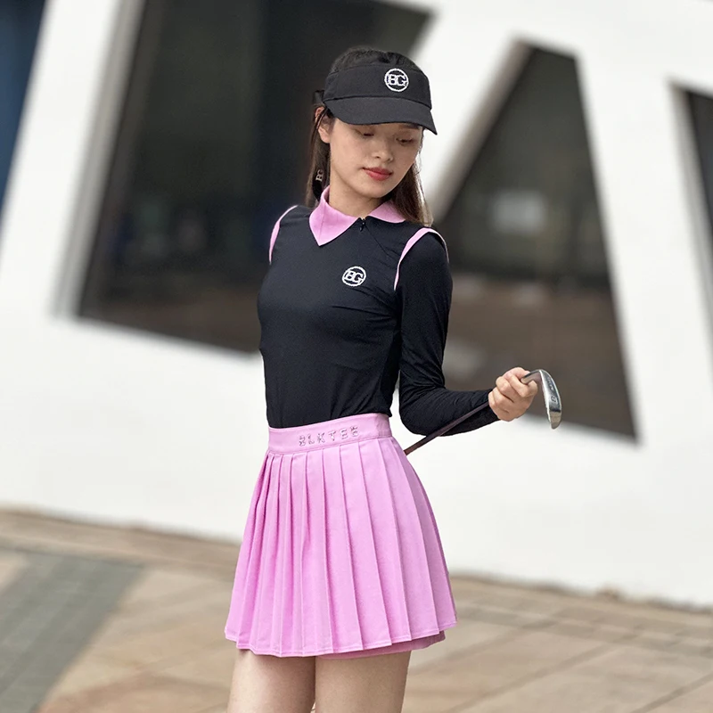 Majica za golf s dugim rukavima, jesenski stil, ženska быстросохнущая i prozračna sportska majica s антибликовой suknje, hlače