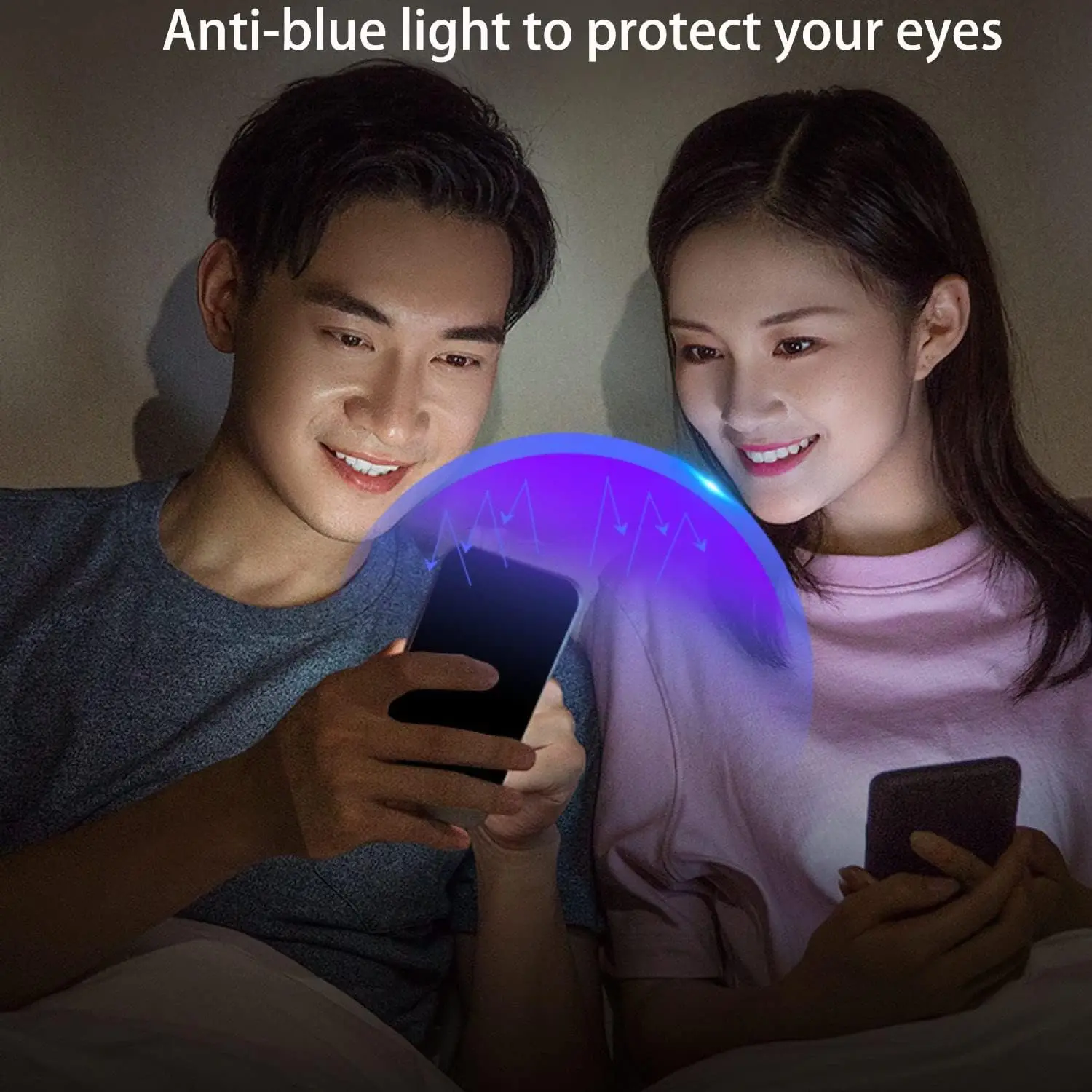 2 Pakiranja Anti-Plave Sigurnosnog Kaljenog stakla za iPhone 14 13 12 Pro Max Zaštitna folija za ekran Presvučena premazom 9H