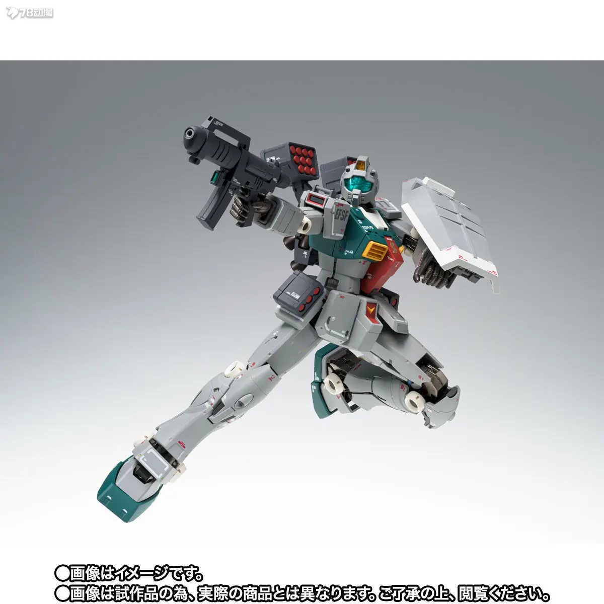 Bandai Original GUNDAM METAL COMPOSITE FIX GFFMC RGM-79 GM СЛЕГГАР Anime Lik Model Zbirka Igračaka Poklon za Dječake