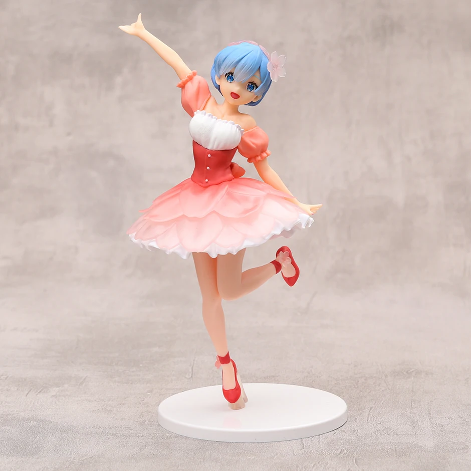 Re Zero Rem Sakura Cherry boja Dragocjenu Anime Lik Naplativa model Igračke Božićni poklon